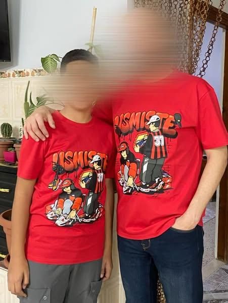 Kids T-Shirt TN Usmiste -Red-