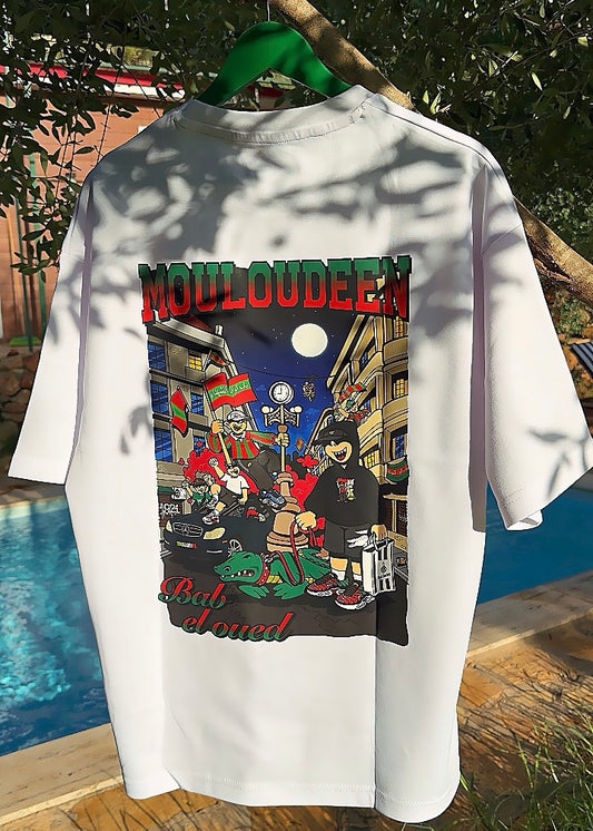 Bab El Oued T-Shirt by TNAlgeria -White-