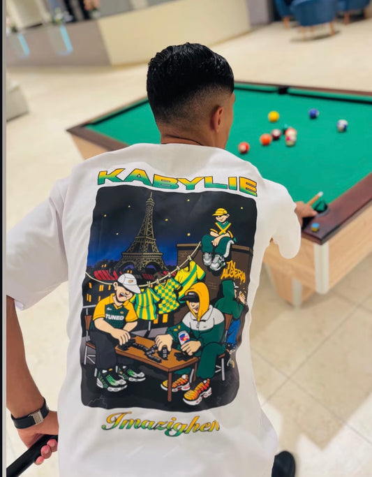 Kabylie T-Shirt by TNAlgeria -White-