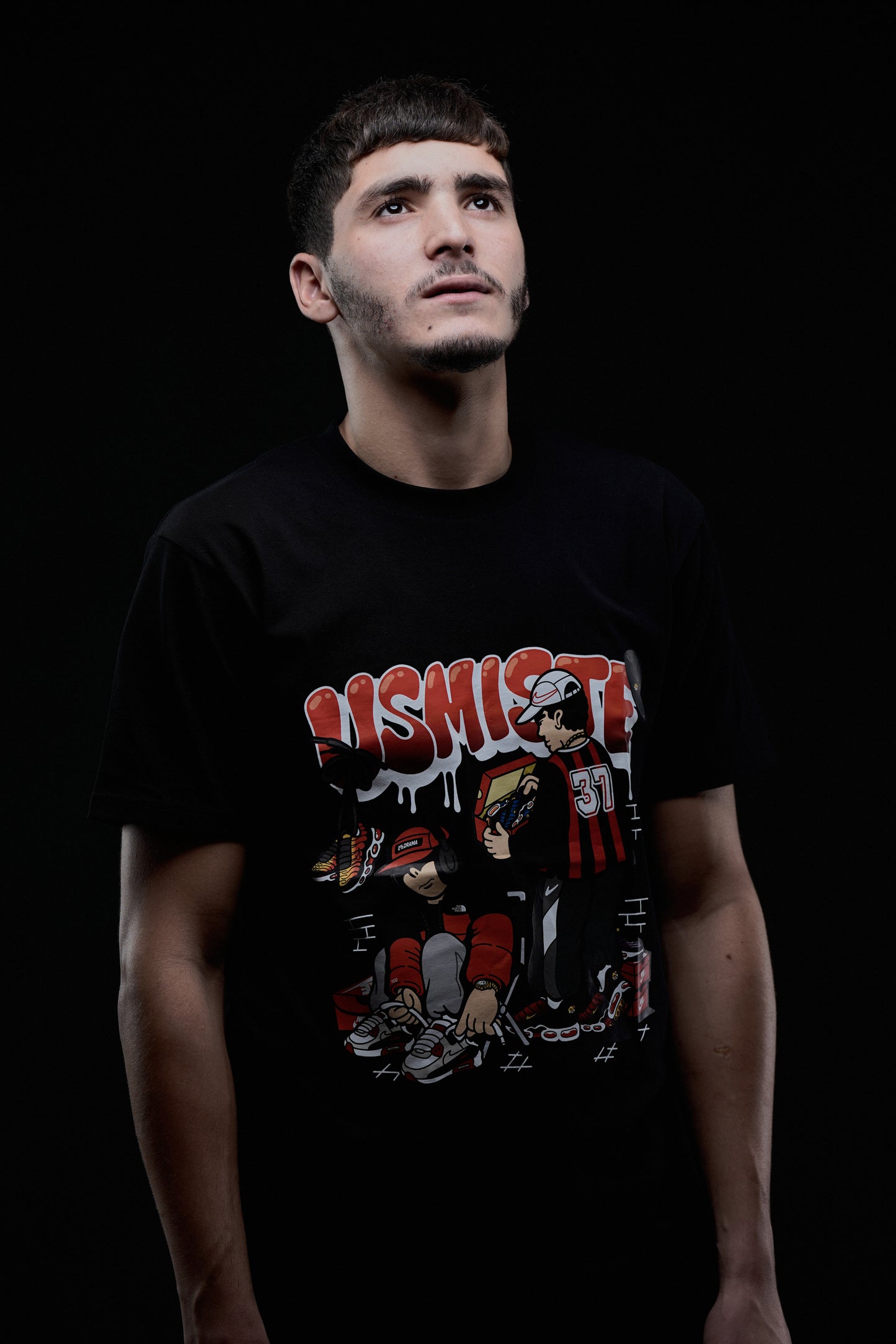 T-Shirt TN Usmiste -Black-