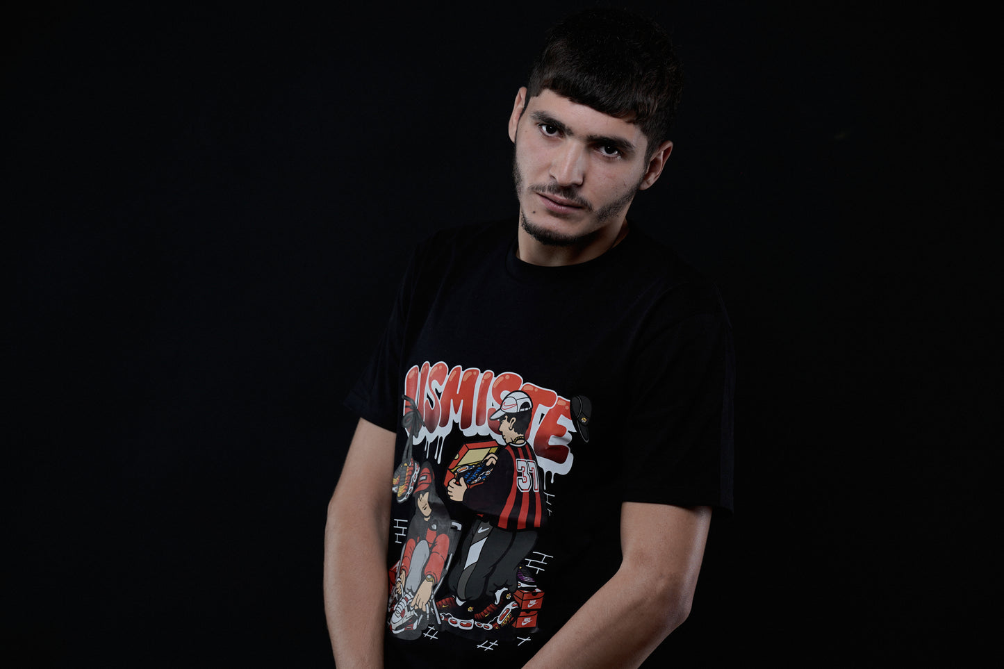 T-Shirt TN Usmiste -Black-