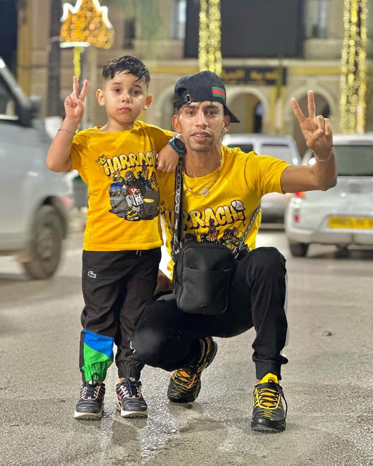 T-shirt Harrachi & TN -Yellow-